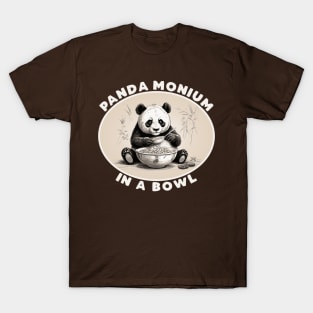 PandaMonium in a Bowl T-Shirt